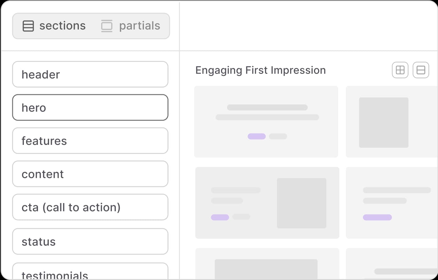 Section Picker